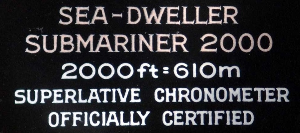 ROLEX SEA DWELLER 1665, L'EVOLUTION (PART I)