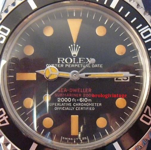 ROLEX SEA DWELLER 1665, L'EVOLUTION (PART II)