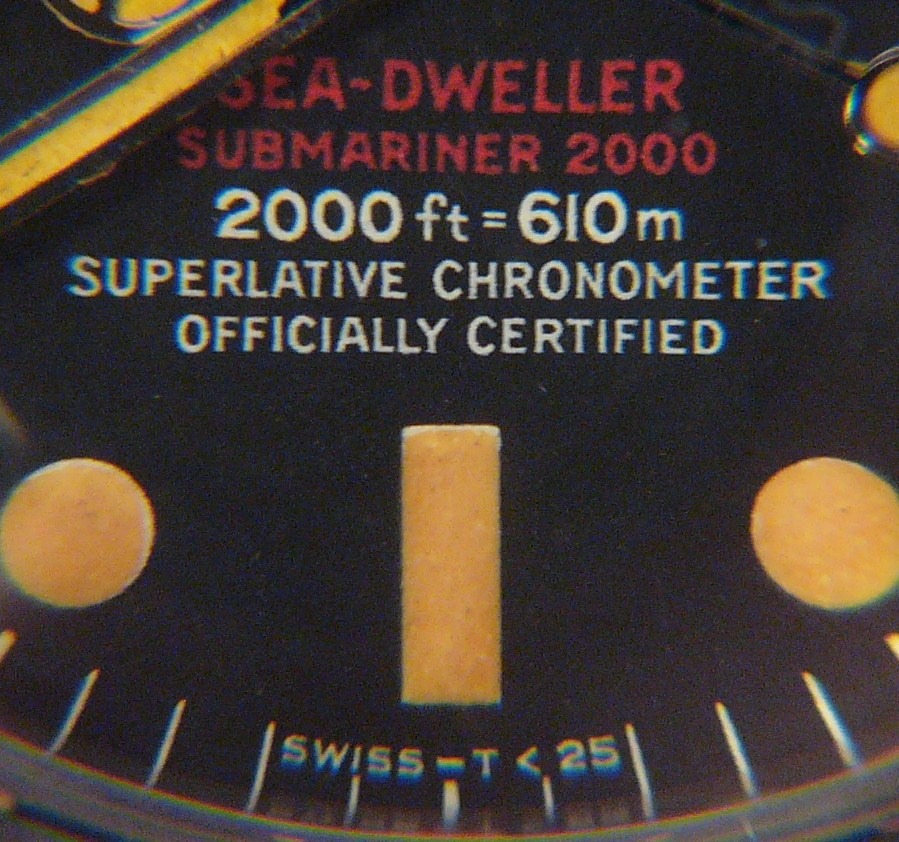 ROLEX SEA DWELLER 1665, L'EVOLUTION (PART II)