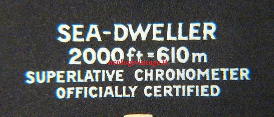 ROLEX SEA DWELLER 1665, L'EVOLUTION (PART III) ROLEX SEA DWELLER 1665, L'EVOLUTION (PART III)