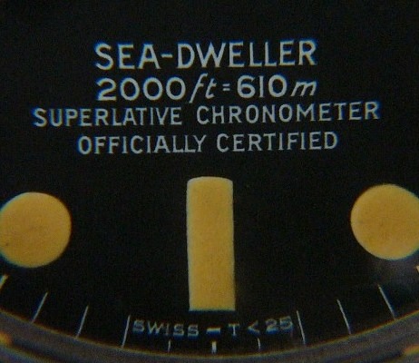 ROLEX SEA DWELLER 1665, L'EVOLUTION (PART III)