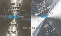 Calibre 3130, comparatif: Rolex-Fake