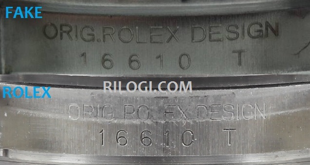 Calibre 3130, comparatif: Rolex-Fake