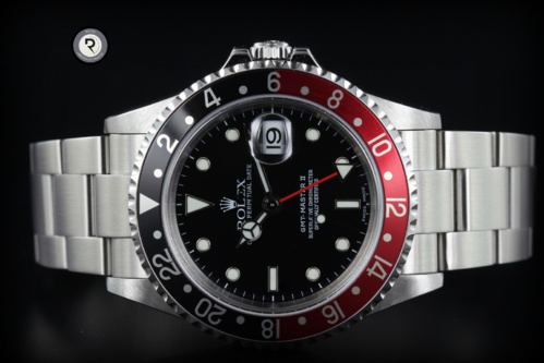 ROLEX GMT II 16710 <font color=#FF0000> VENDU