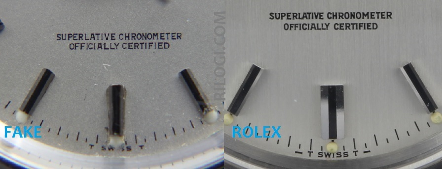 Comparatif Milgauss 1019 Fake - Original