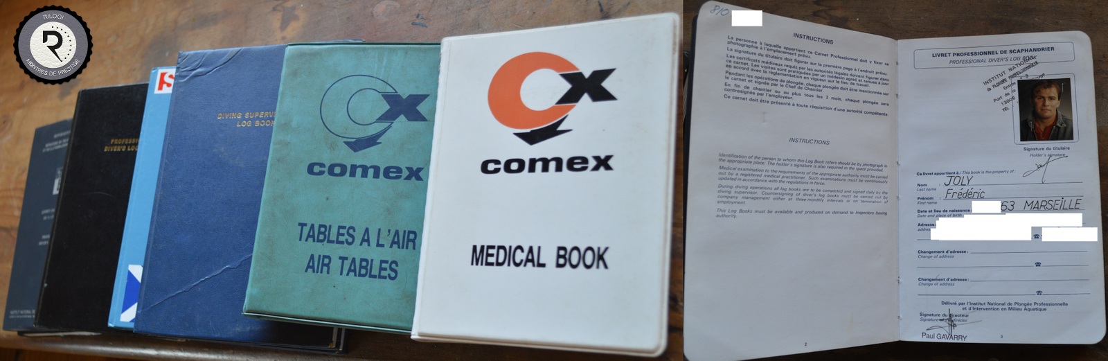 FRED JOLY, COMEX DIVER FRED JOLY, COMEX DIVER