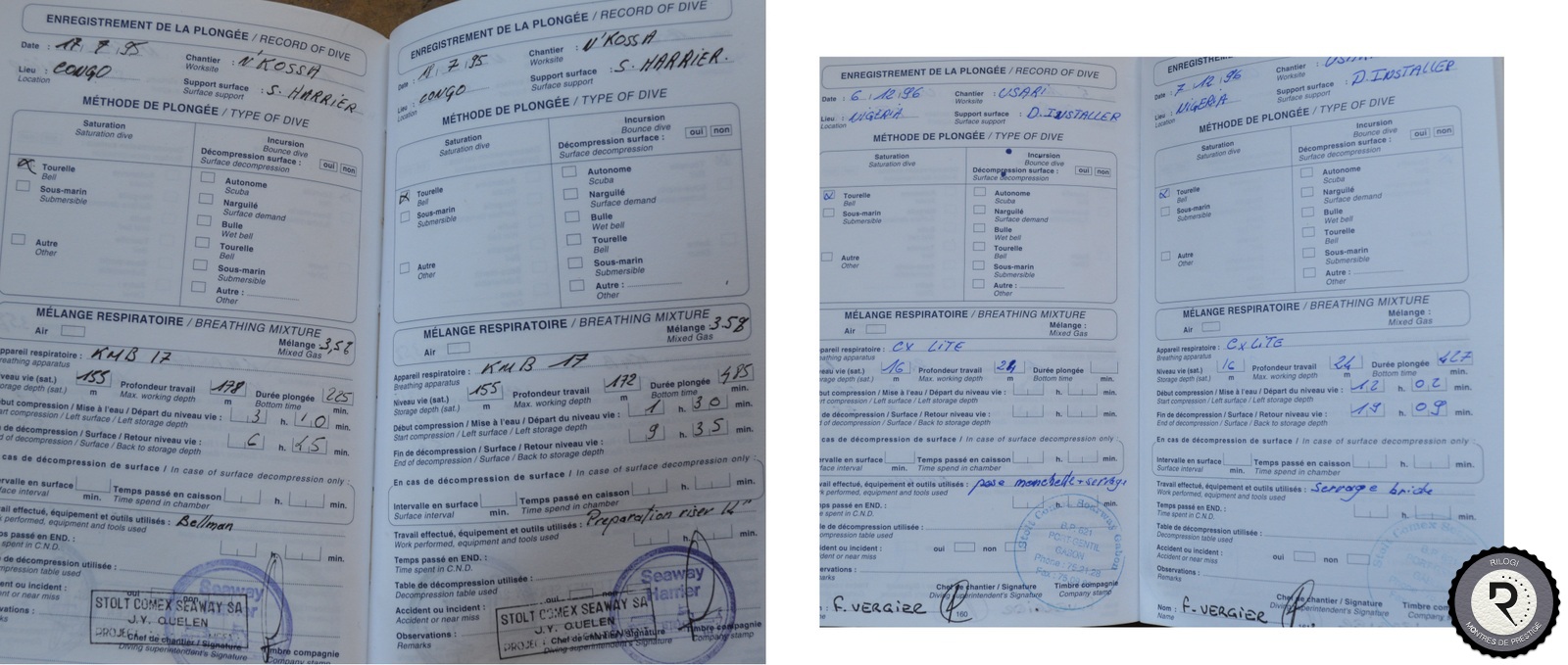 FRED JOLY, COMEX DIVER FRED JOLY, COMEX DIVER