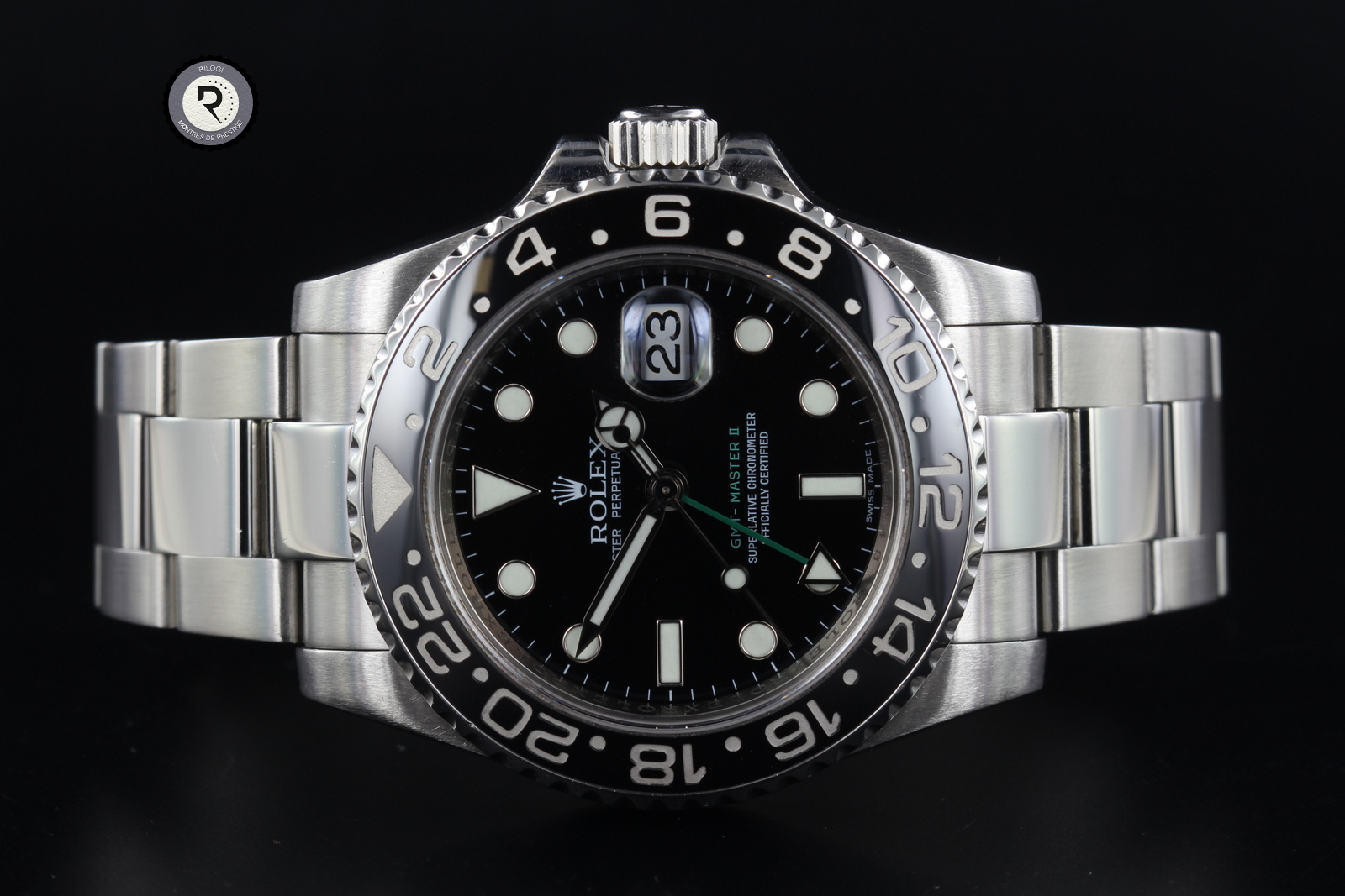 ROLEX GMT 116710 <font color=#FF0000> VENDU