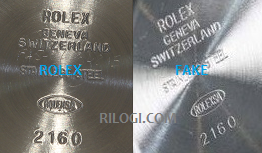 Calibre 3130, comparatif: Rolex-Fake