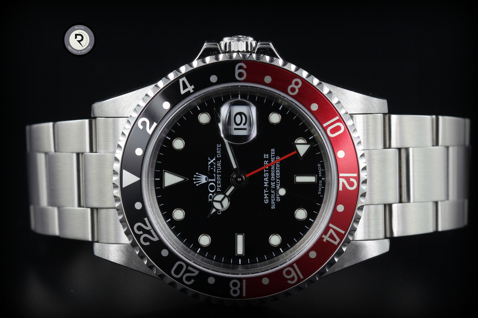 ROLEX GMT II 16710 <font color=#FF0000> VENDU